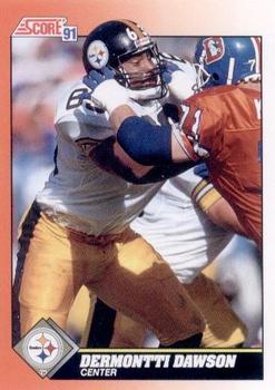 Dermontti Dawson Pittsburgh Steelers 1991 Score NFL #423